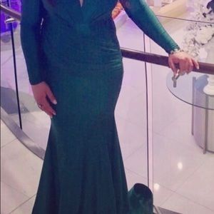 Jessica Angel Evening Gown - Hunter Green